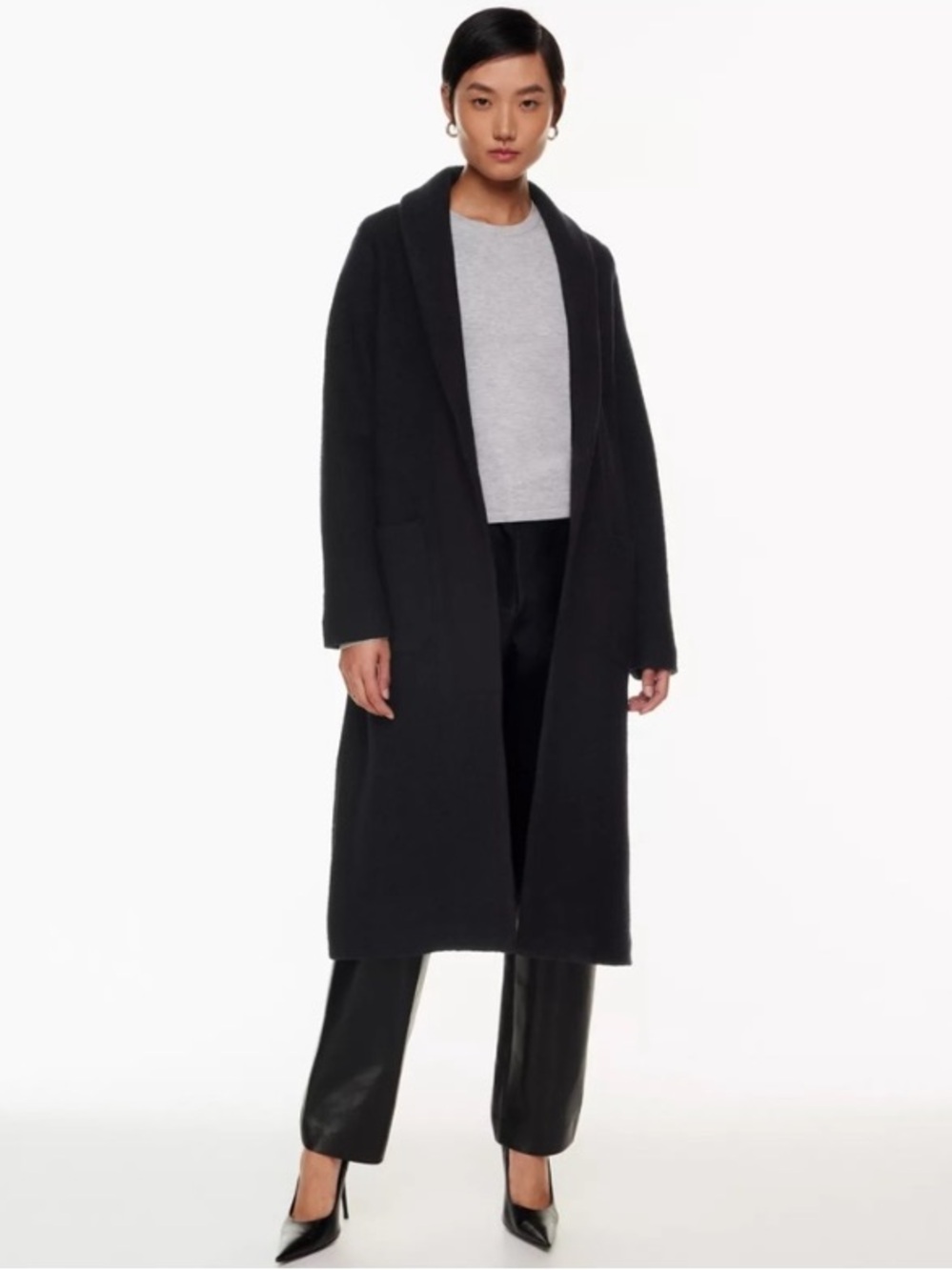 Aritzia The Group by Babaton Luxe Lounge Merino Wool Jacket